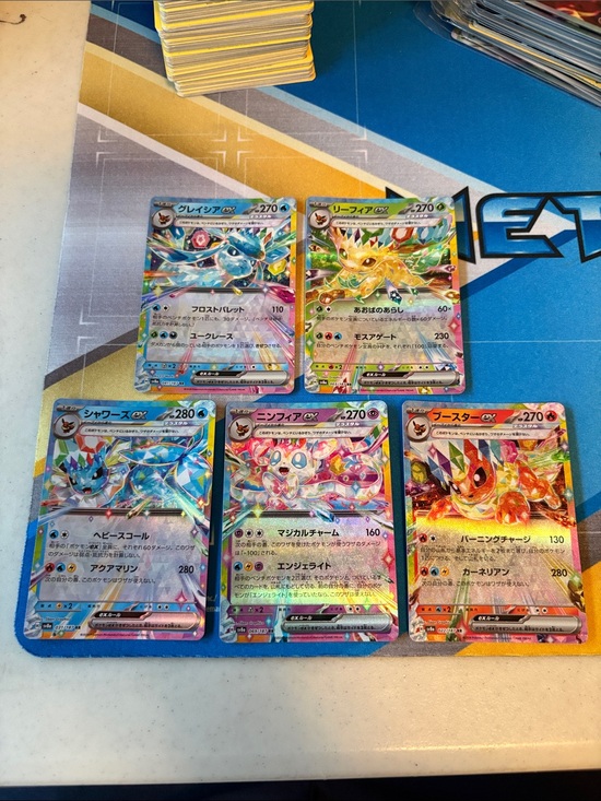 Pokemon Other - Pokemon card lot of 5 Leafeon Sylveon Vaporeon Flareon Terastal Fest Japanese NM